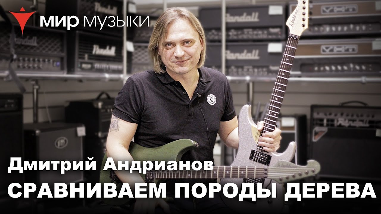 Андрианов и Washburn N4 - сравниваем породы дерева