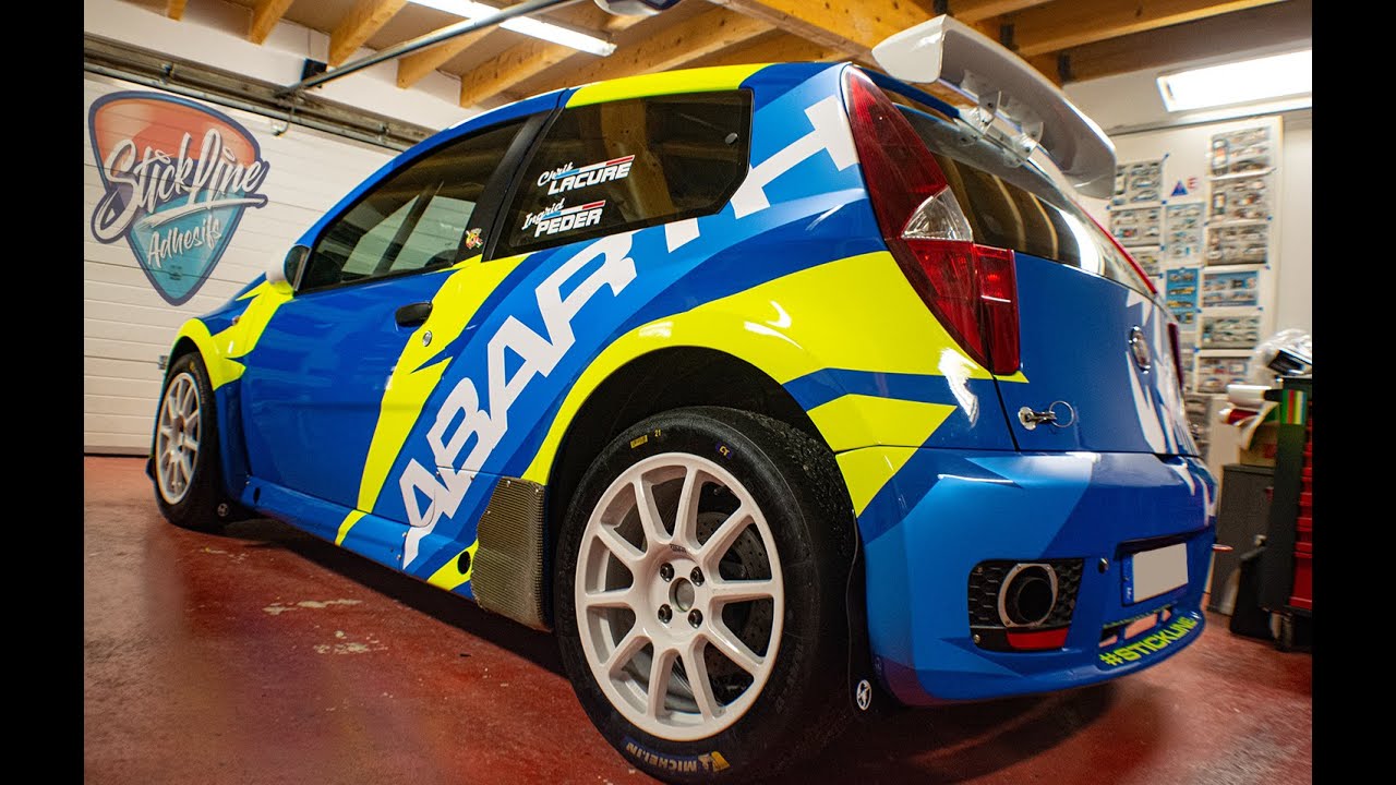 FIAT Punto Kit car LACURE Christophe Stick Line Adhésif