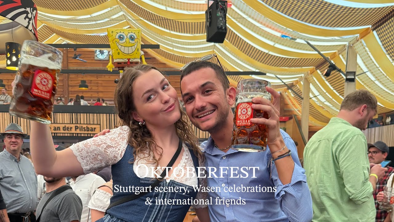Октоберфест: виды Штутгарта, празднование Вазена и друзья со всего мира