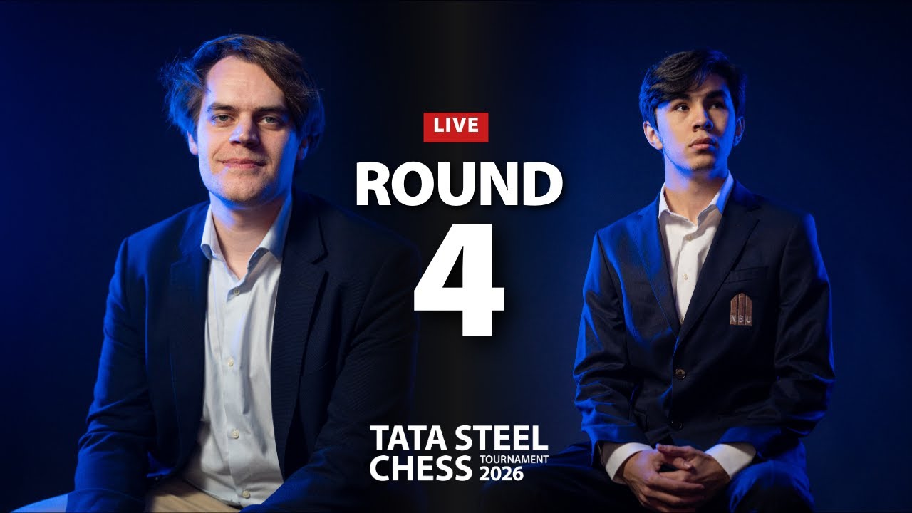 Bluebaum - Sindarov | Round 4 | Tata Steel Chess Tournament 2026
