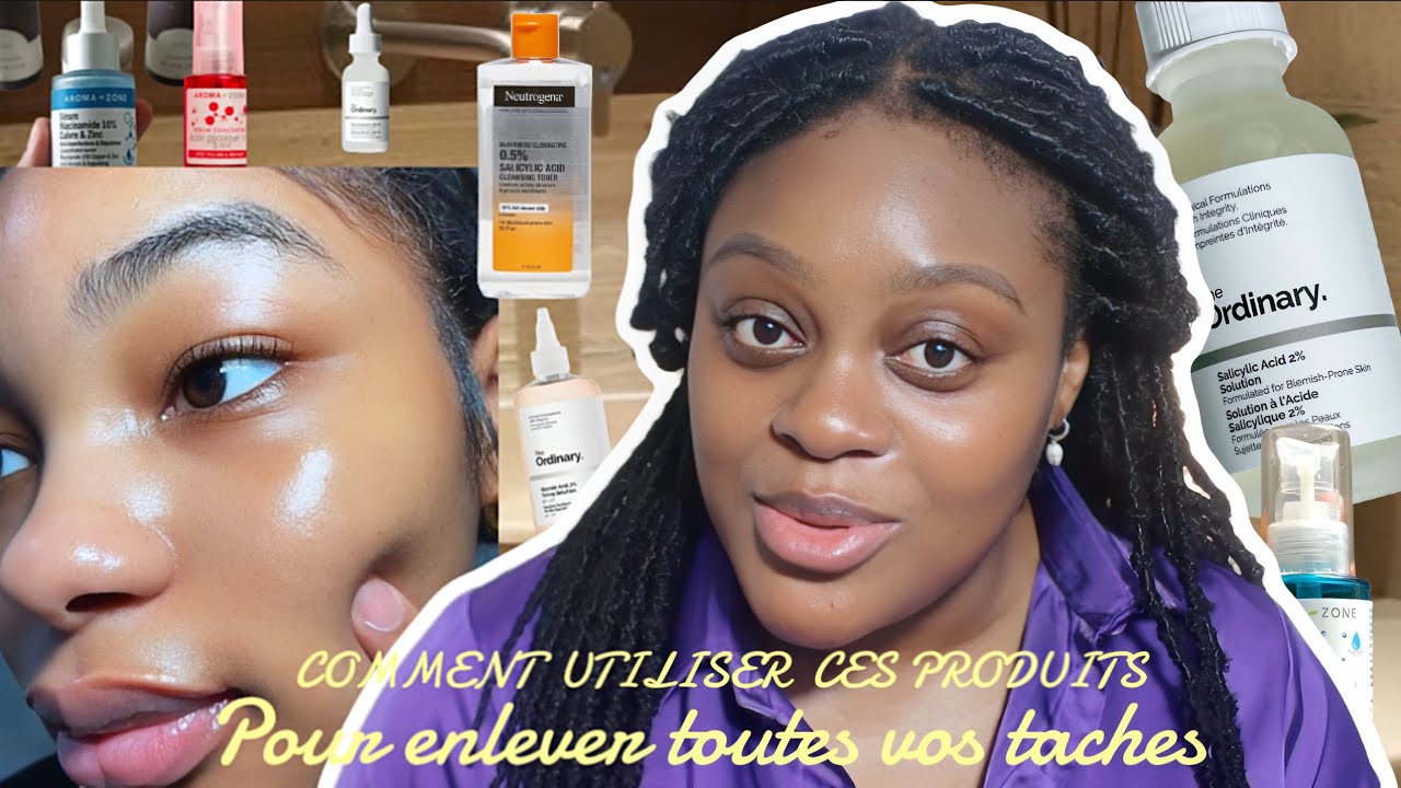 TOUT CE QUE VOUS DEVEZ SAVOIR SUR LES ACIDES  glycolique hyaluronique salicylique et niacinamide