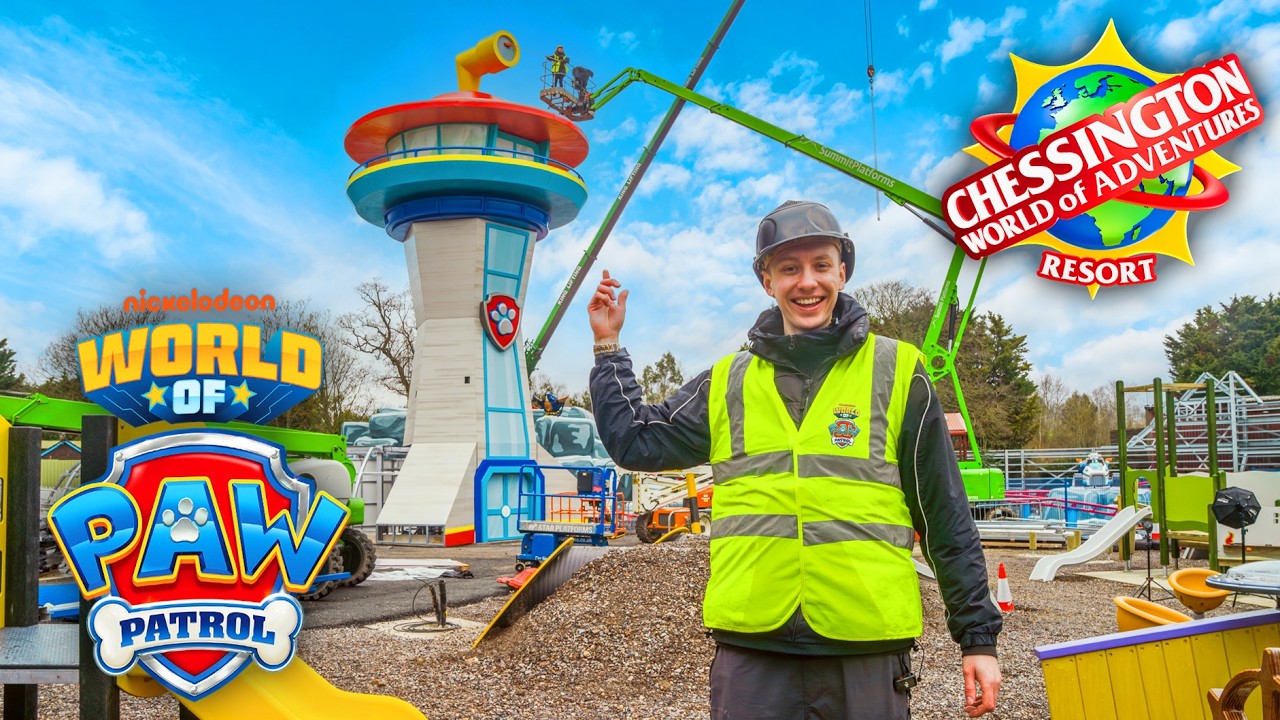 World of PAW Patrol Construction Vlog! | CHESSINGTON World of Adventures