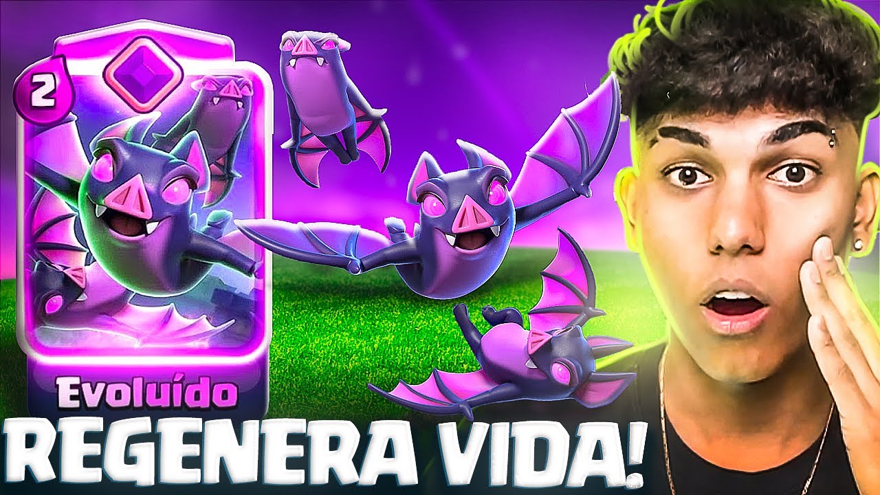 O QUÃO FORTE É OS NOVOS MORCEGOS EVOLUÍDOS NO CLASH ROYALE? 🤔