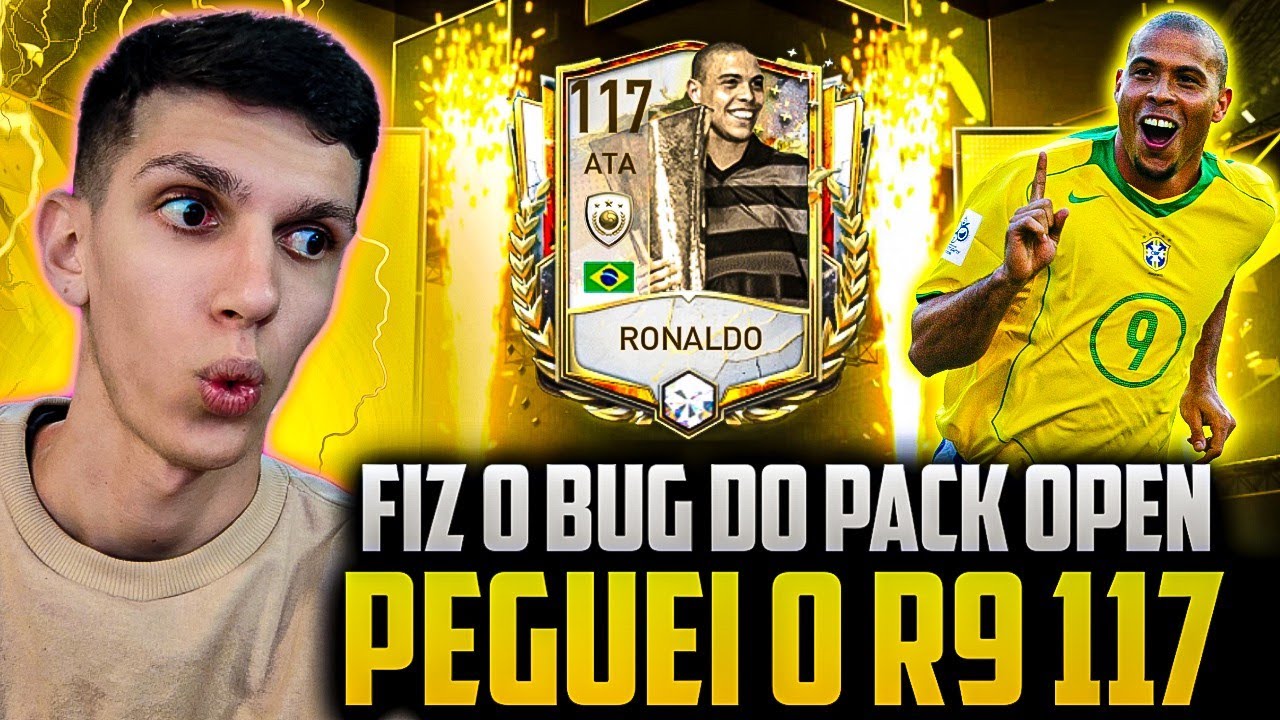 PEGUEI O RONALDO FENÔMENO GER 117😱 FIZ O BUG DO PACK OPEN E ACONTECEU ISSO...🔥 FIFA MOBILE 23