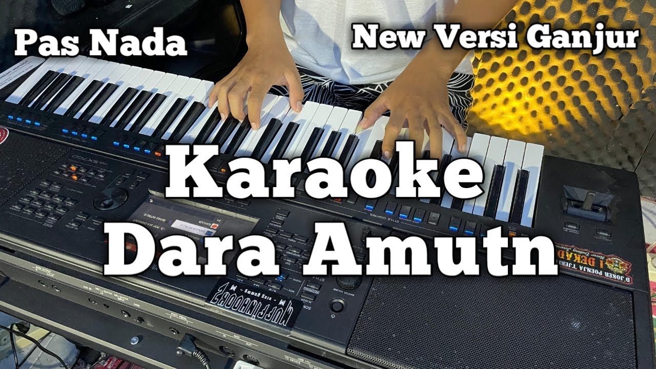 KARAOKE DARA AMUTN || Versi GANJUR || NEW || lagu Dayak