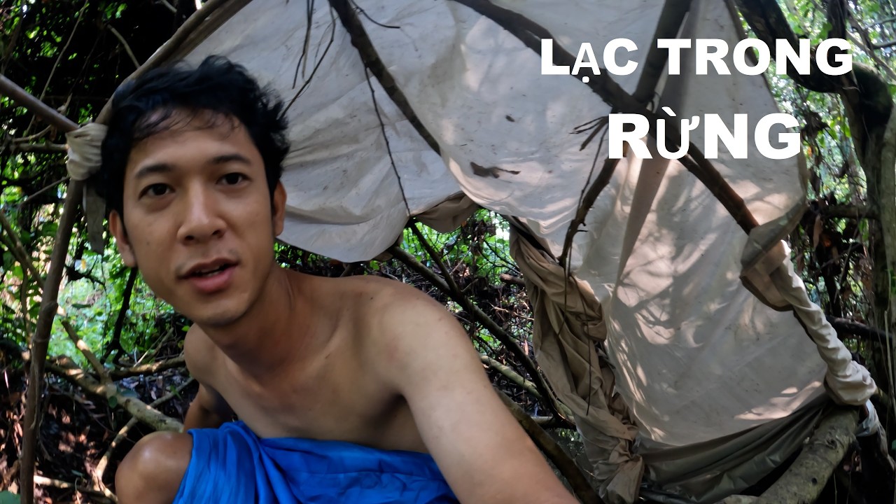 Lạc Trong Rừng – Dựng Lều Trú Ẩn Dưới Cơn Mưa Lớn