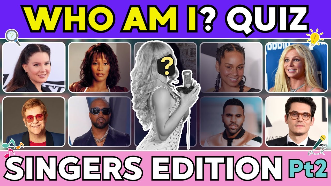 Guess the Singer in 3 Clues or Less | Who Am I? Music Quiz (Round 2)
