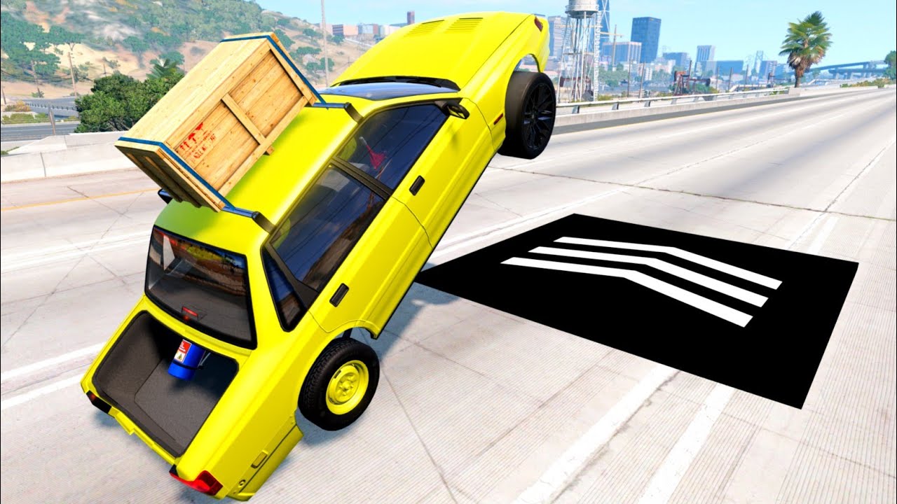 Instant 1599 MPH Blast: Which BeamNG Car Survives the Farthest?! #40