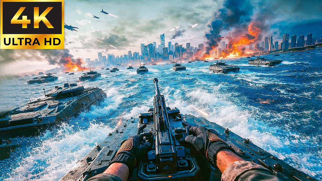 Морское сражение напоминает военный фильм | Геймплей Battlefield 6 (4K HDR)