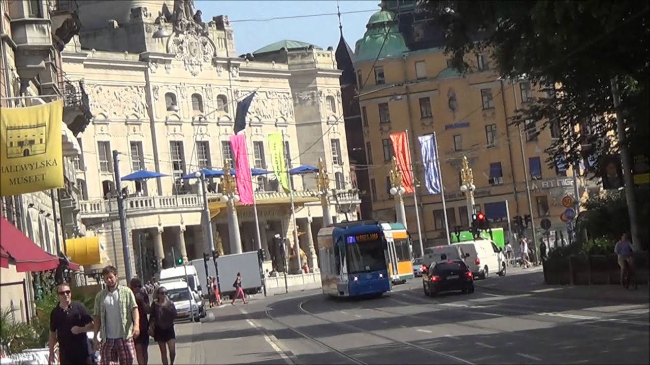 Historical and modern trams in Stockholm, August 2014 #Djurgårdslinjen