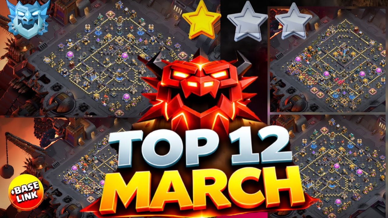 Top 12 TH18 Legend League And Cwl Bases for March 2026 | BEST TH18 Legend Base Layouts