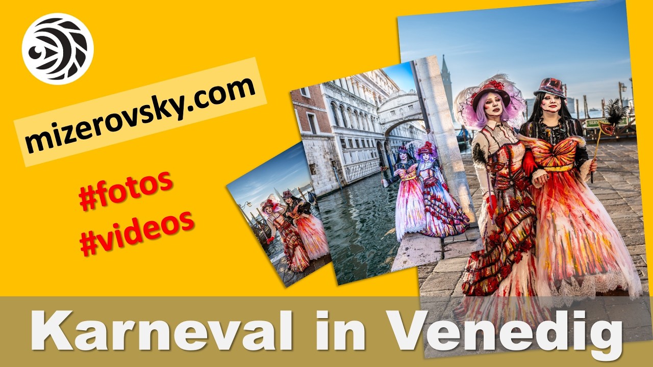 Karneval in Venedig - Fotoshooting - mizerovsky.com