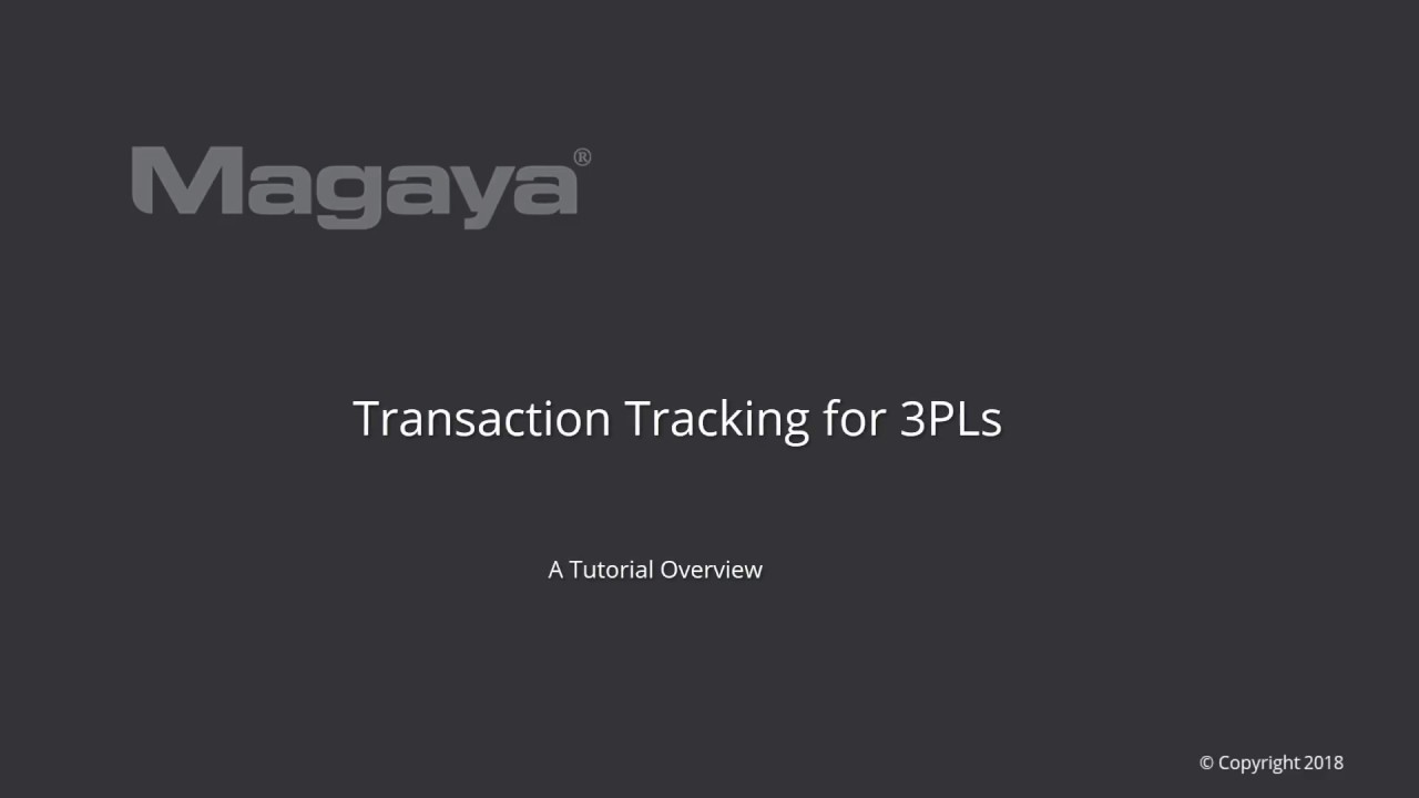Tracking in Magaya Software for 3PLs