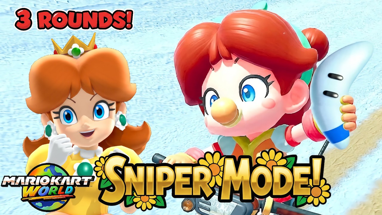 Mario Kart World Balloon Battle Touring Baby Daisy Gameplay 3 Rounds