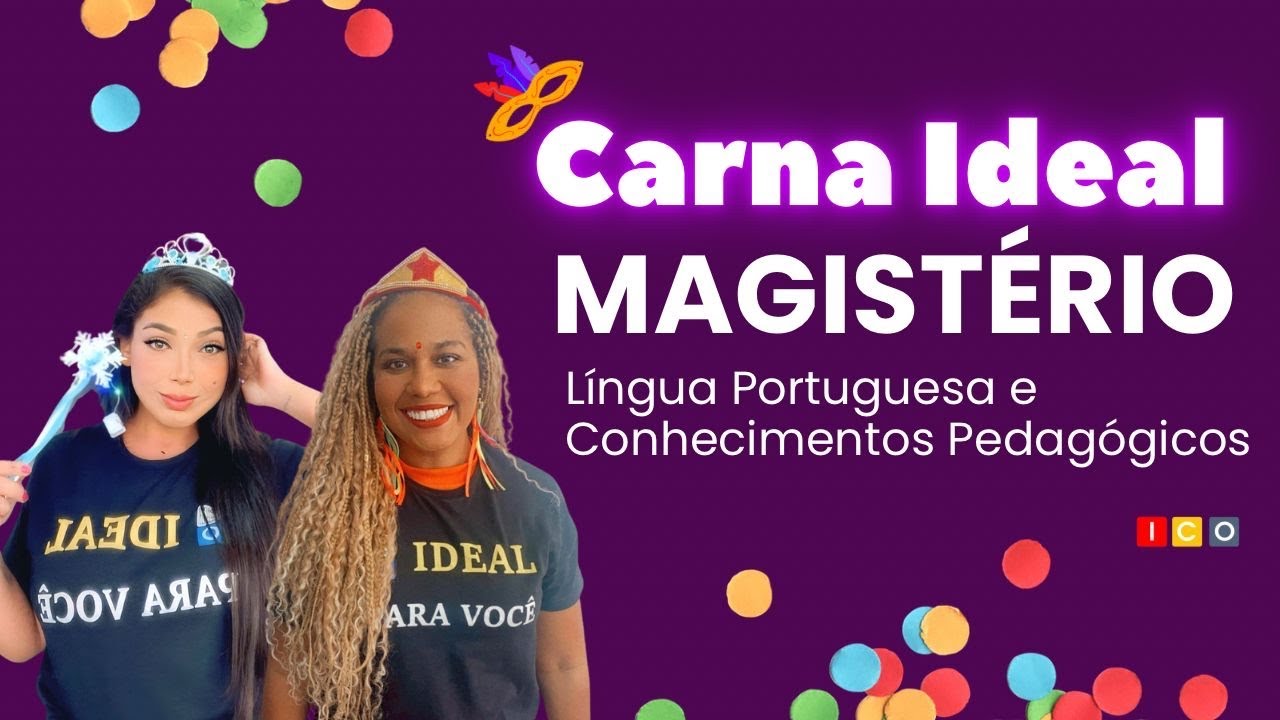 Carna Ideal: Português & Conhecimentos Pedagógicos com Sacha e Ariel