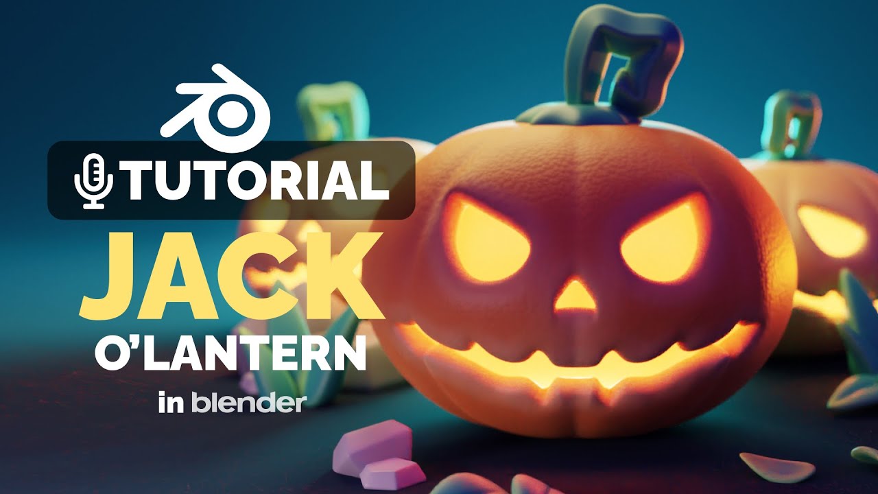 Урок по созданию тыквы Jack O'Lantern в Blender | Polygon Runway