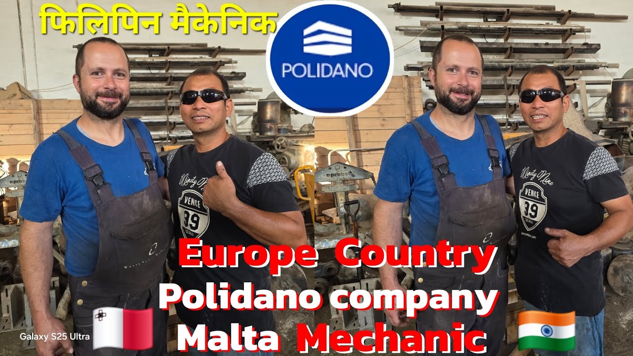 🇲🇹Philippines Mechanic in malta | माल्टा देश मे मैकेनी का काम | Amir Assam🇮🇳
