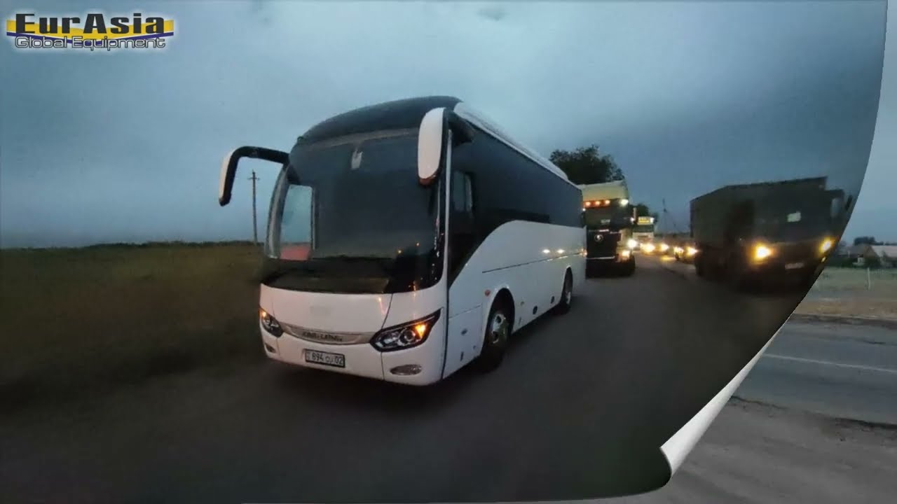 Очередной автобус KING LONG XMQ-6900 забирают в город Актау