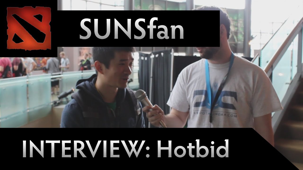 Dota 2 TI3 Interview - SUNSfan interviews Hotbid