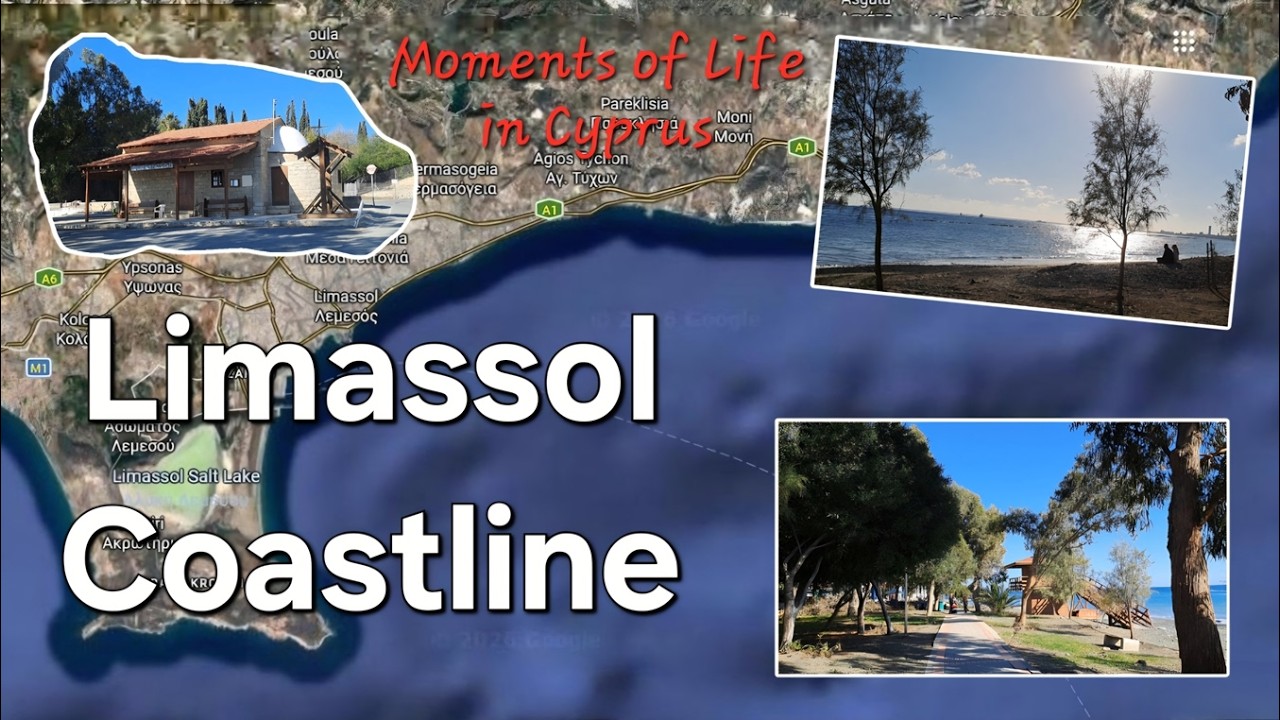 We drove to Limassol and had lunch by the sea - Moments of Life in Cyprus