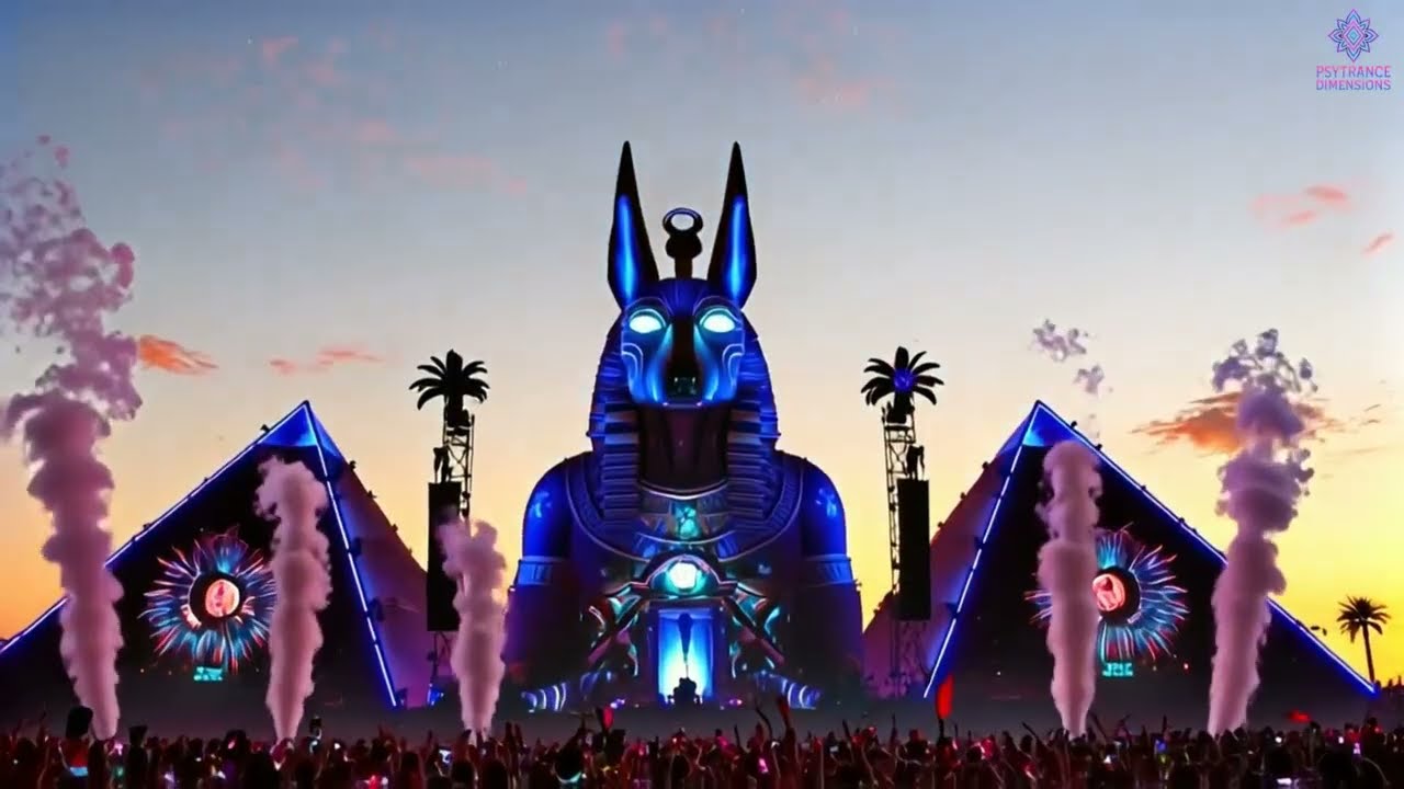 ⚡ Full On Psytrance 2025 | Anubis Stage Festival ✨ Epic Visual & Trance Journey
