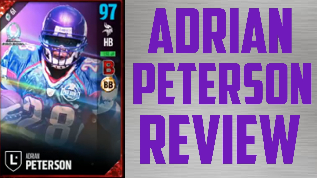 HOW GOOD IS 96 LEGEND ADRIAN PETERSON? - Madden 17 Ultimate Team