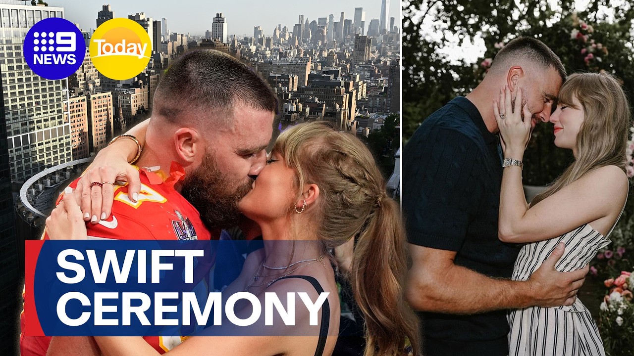 Taylor Swift and Travis Kelce marry in star-studded New York City ceremony | 9 News Australia