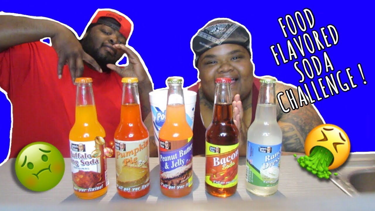 FOOD FLAVORED SODA CHALLENGE (TOO FUNNY)