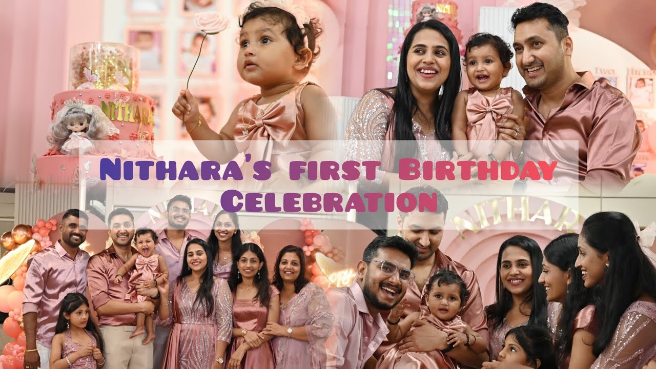 NITHUS' 1ST BIRTHDAY CELEBRATION😍 #babybirthday #celebration #dubailfe #family #function #vlog