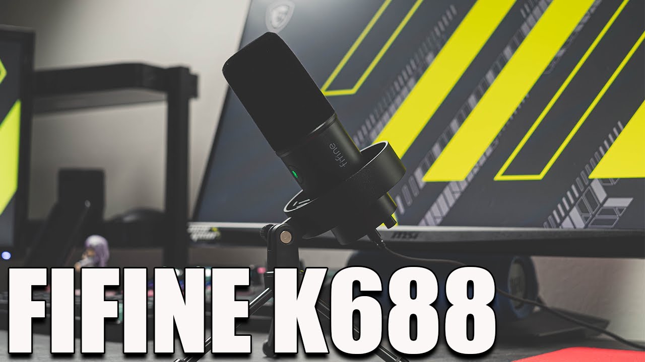 Fifine K688 Microphone Review | The Best Budget XLR/USB Mic?