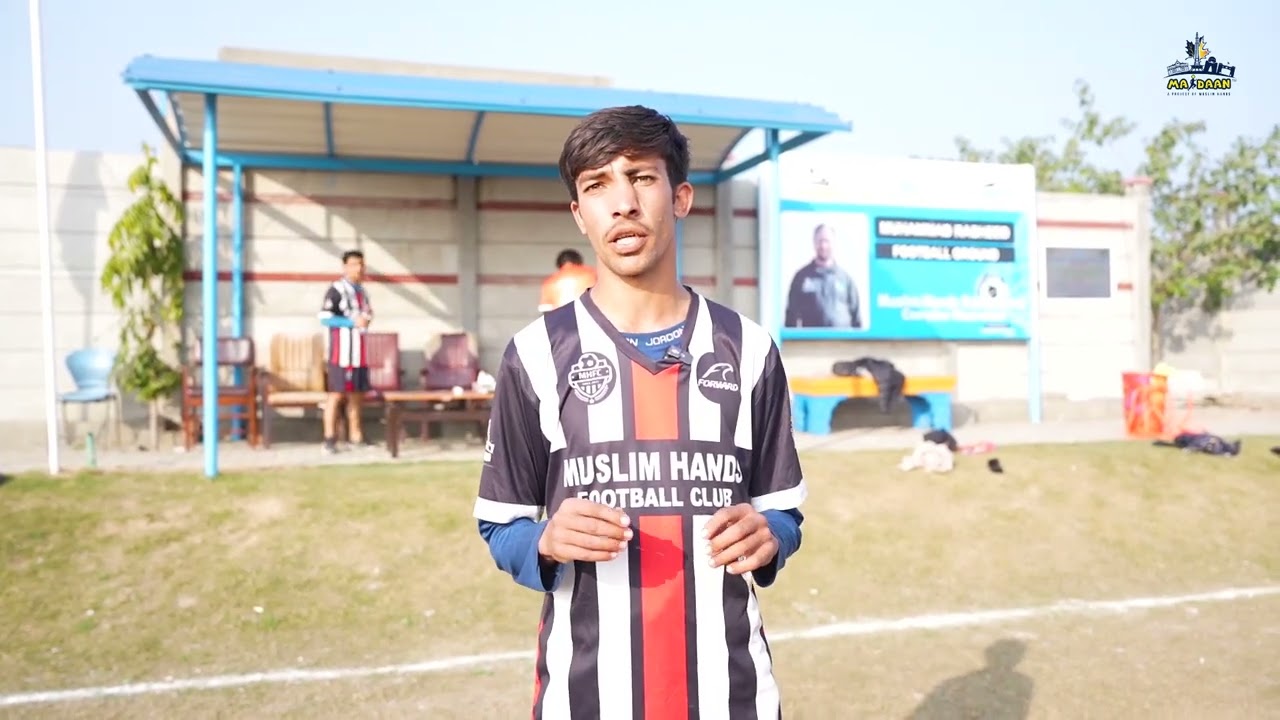 Manzoor, a dedicated footballer from Waziristan, shared that the training session with Rashid Abba