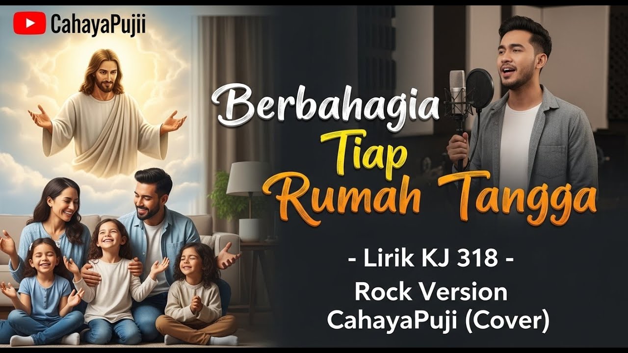 🎶 Lirik KJ 318 | Berbahagia Tiap Rumah Tangga 🏡 | Rock Version 🎸 (Lirik Video Musik 🎥)