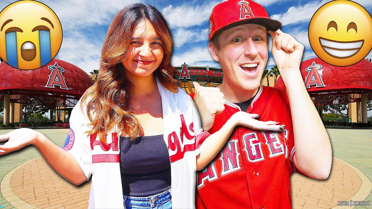 DODGERS FAN LOSES BET AND HAS TO BUY ANGELS JERSEY! | Kleschka Vlogs