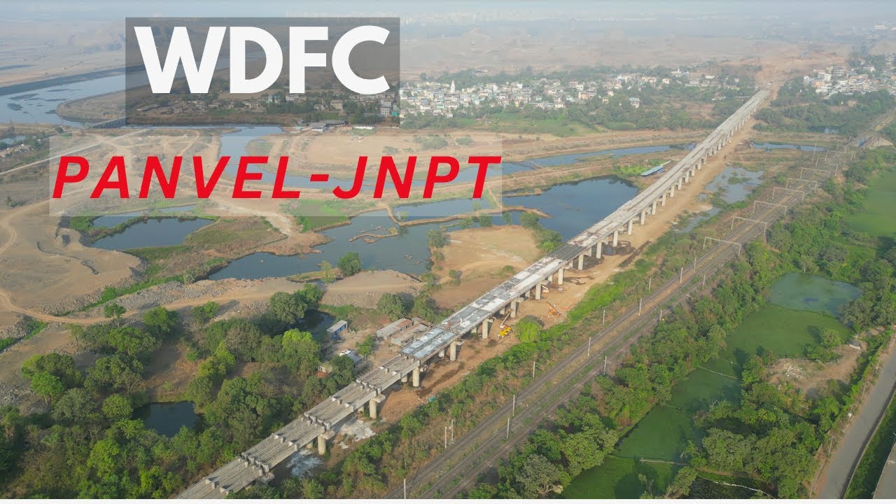 Panvel to Vasai WDFC Progress | Part-1 | Drone Shots | WDFC Maharashtra