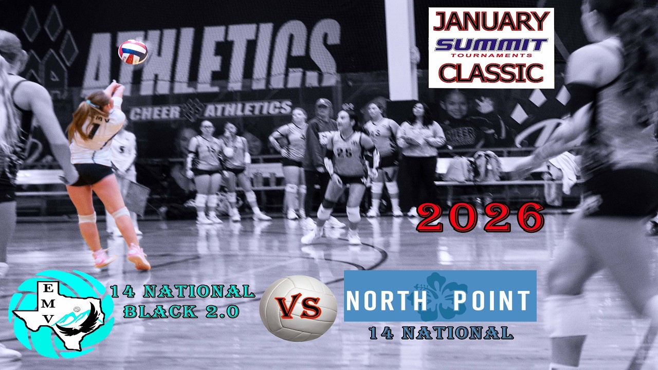 EMV 14 NATIONAL BLACK 2 0 vs NORTH POINT 14 NATIONAL at JANUARY CLASSIC 2026 VOLLEYBALL