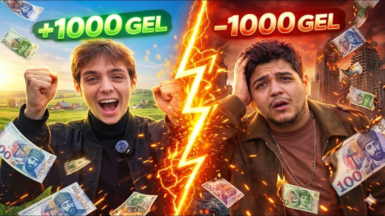 იუთუბერების ბრძოლა 1000 ლარზე! (ბედბელა VS რუტო)
