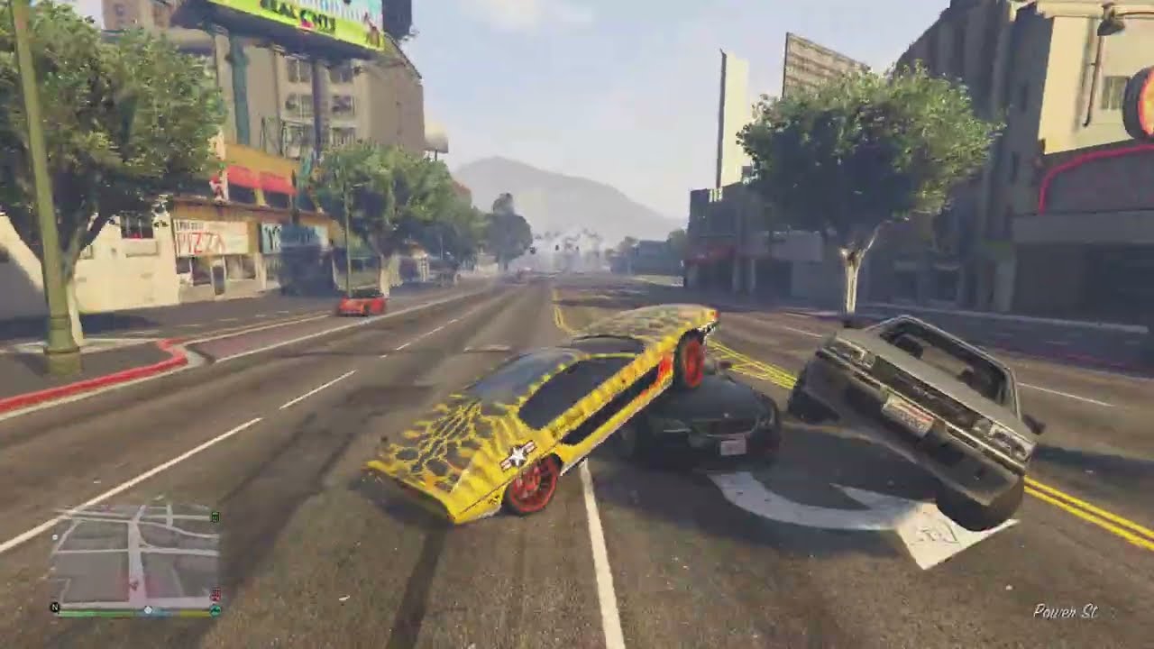 Bull Mash went for a Free Roam in GTA V Online