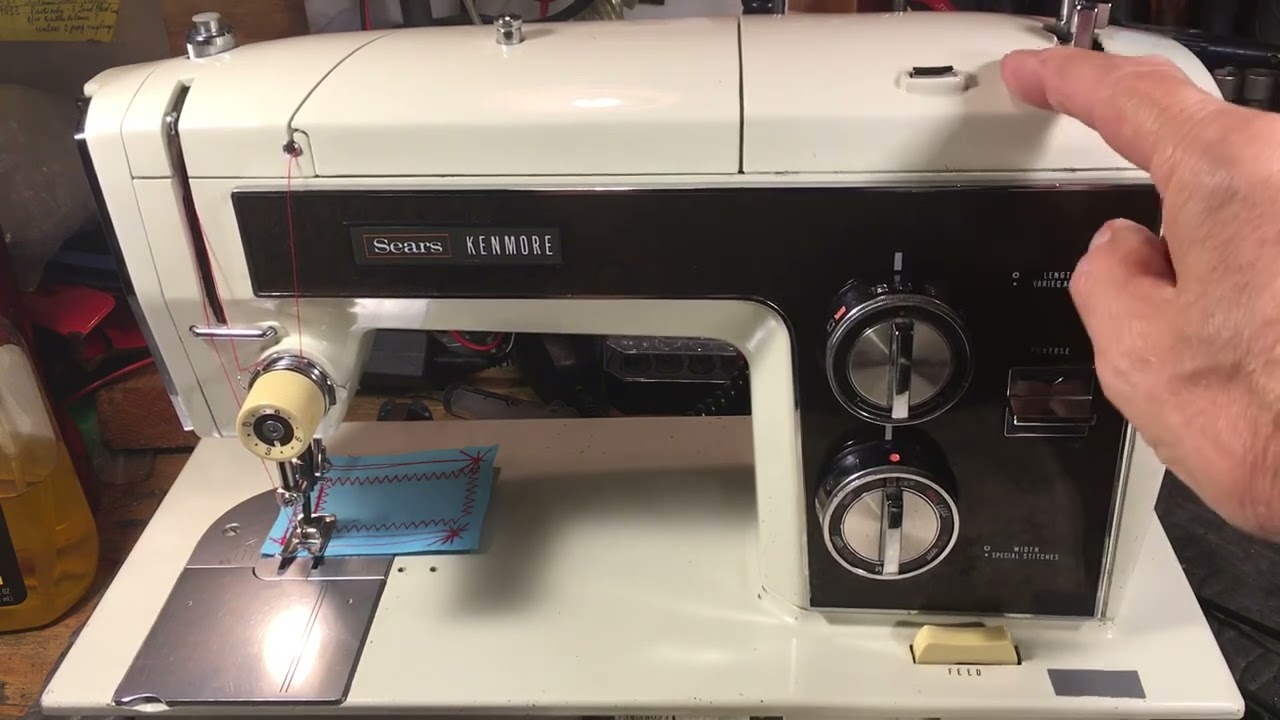 Kenmore 158.18033 push button bobbin winder malfunction.It’s probably not a DIY project. (Video 295)