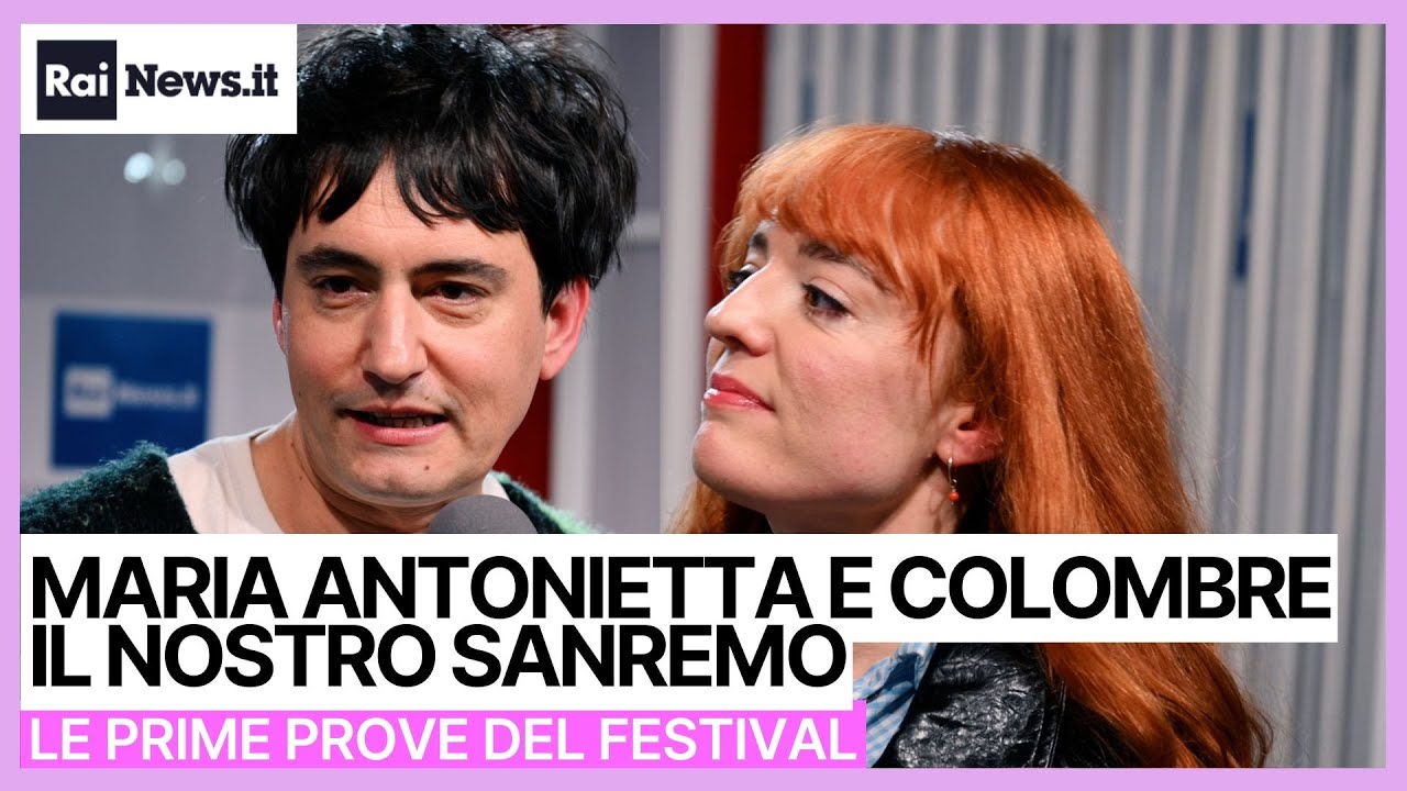 Sanremo 2026 -  Maria Antonietta e Colombre alle prove con l'orchestra