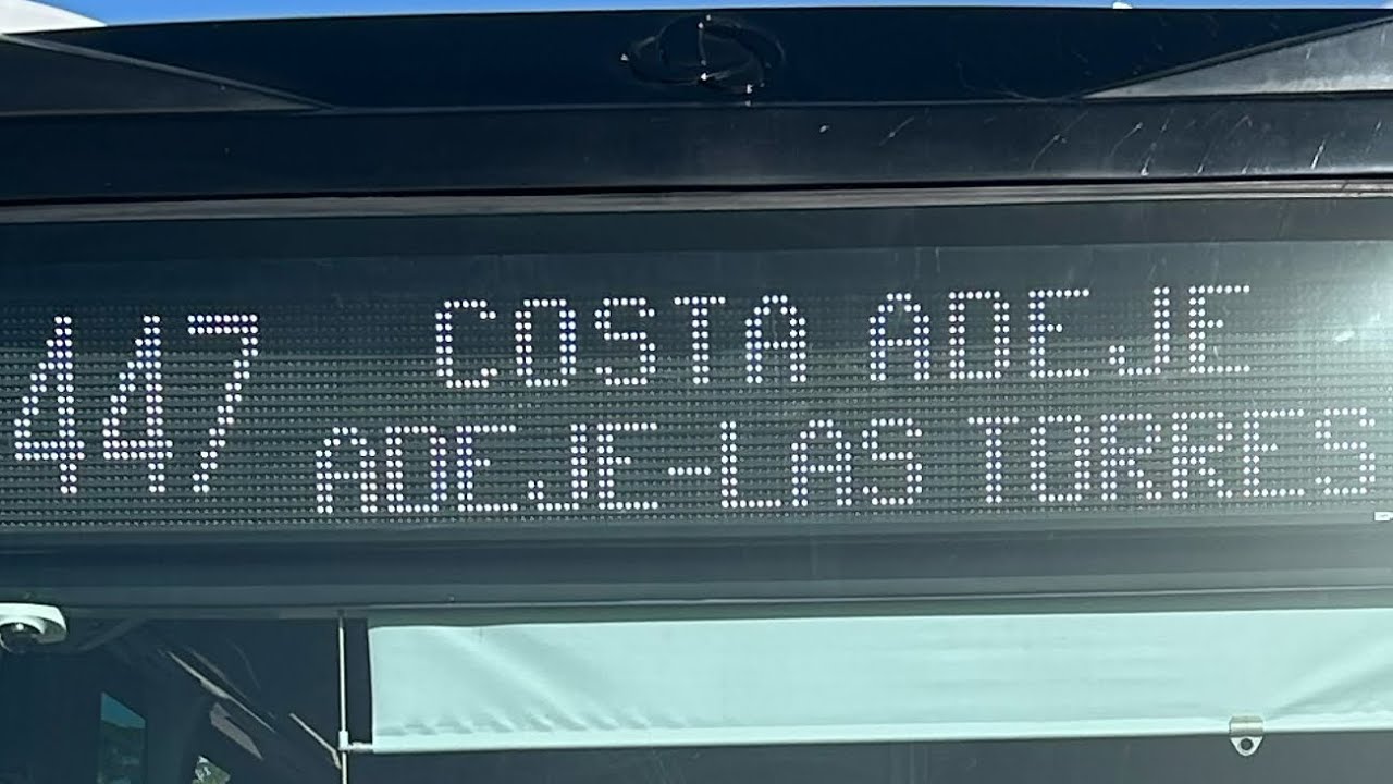 Línea 447 Los Cristianos - Costa Adeje - El Cerco - Adeje (Las Torres) / Ida y vuelta (2023)
