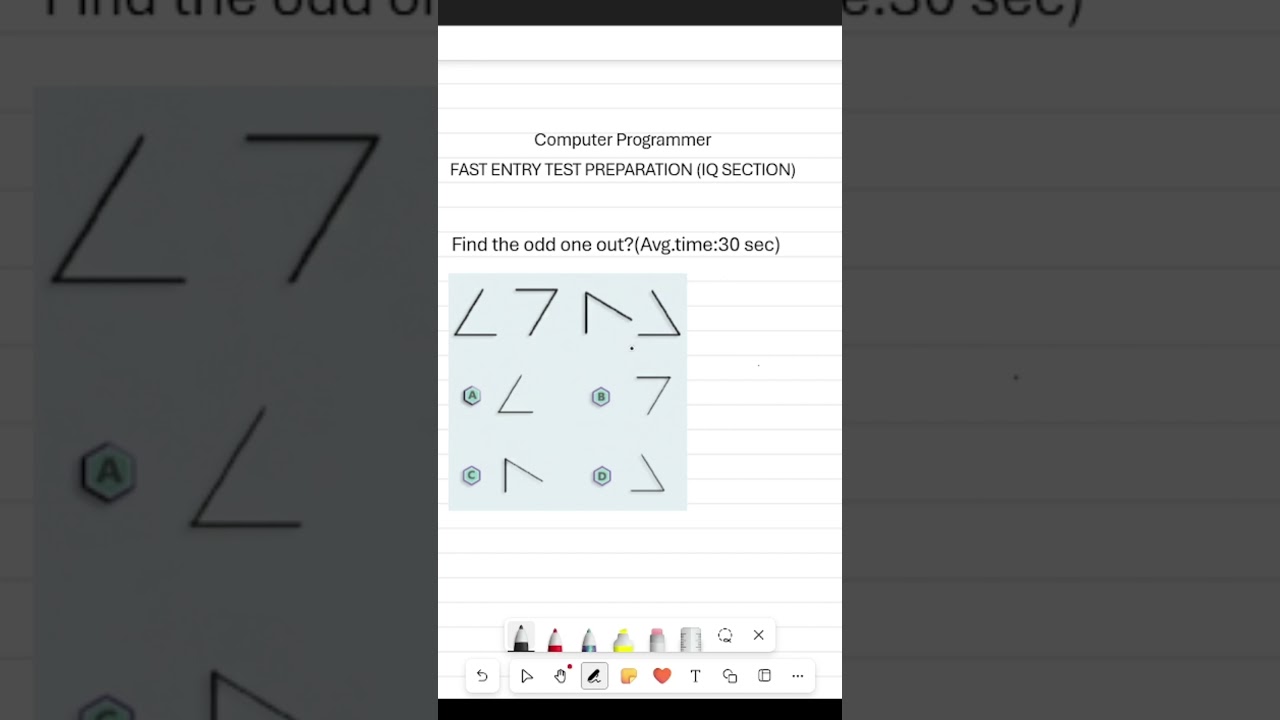 FAST NUCES ENTRY TEST IQ QUESTION (ODD ONE OUT)