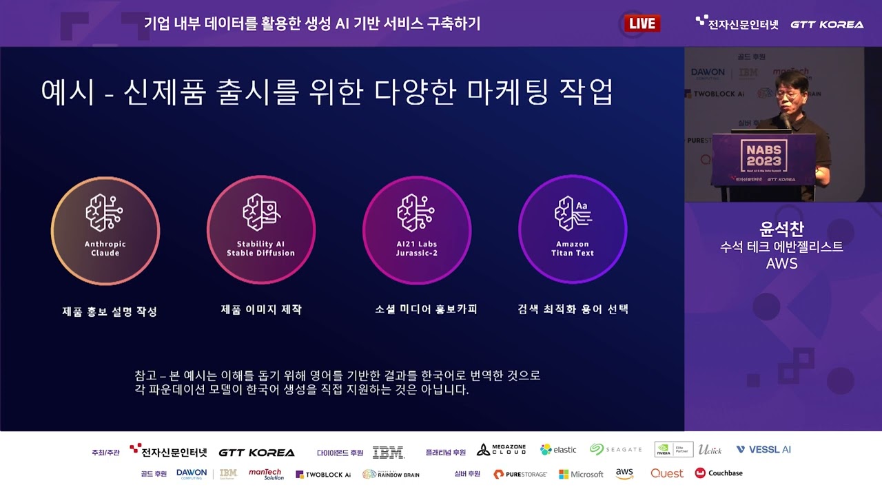 기업 내부 데이터를 활용한 생성 AI 기반 서비스 구축하기