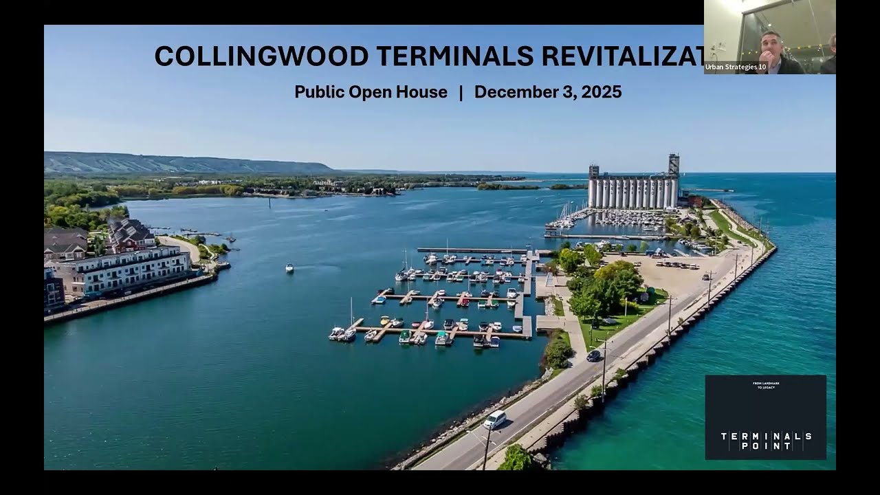 Vitrual Public Open House for Private Development site of Terminals Point-  December 3rd, 2025