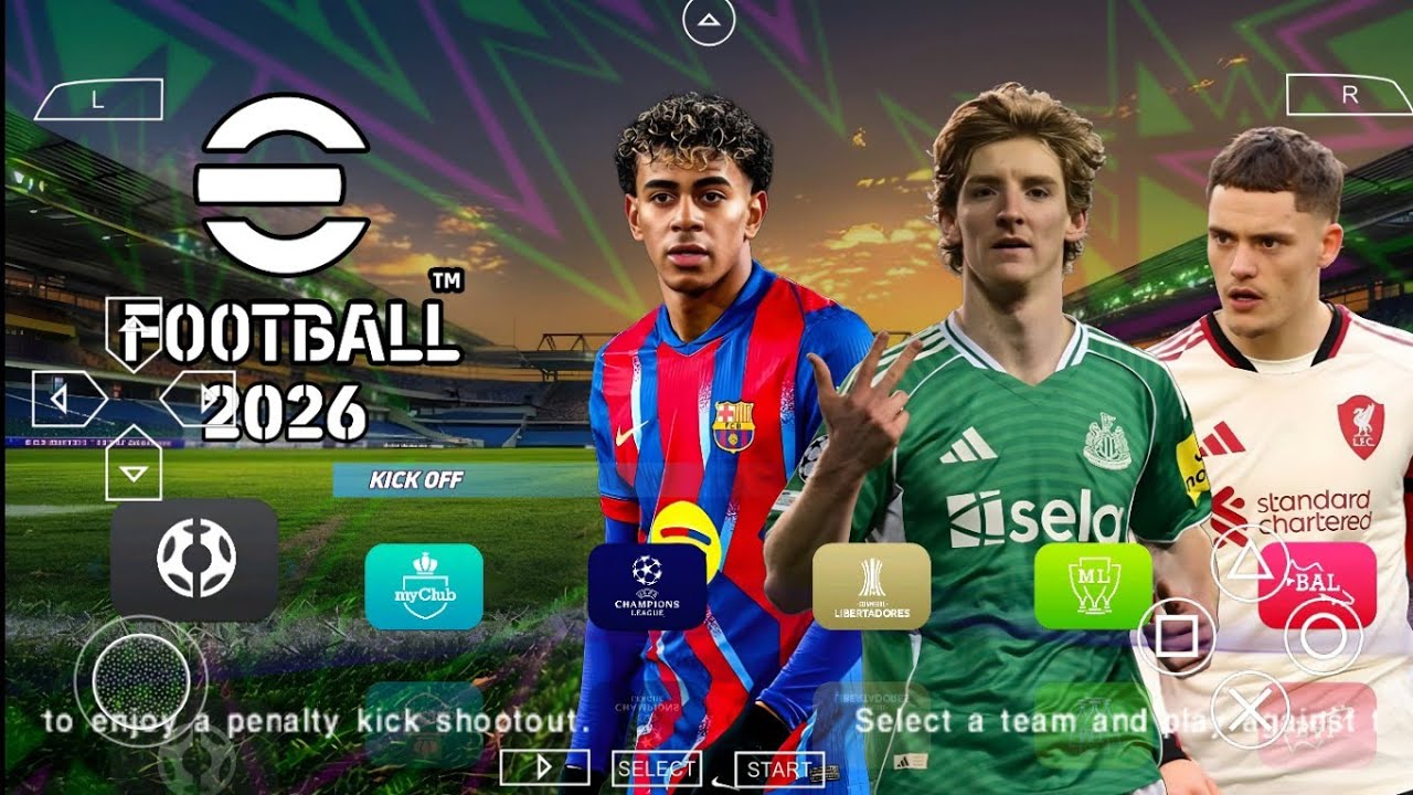 eFootball PES 2026 PPSSPP Android Offline PS5 Camera | Полное обновление eFootball 2026 PSP