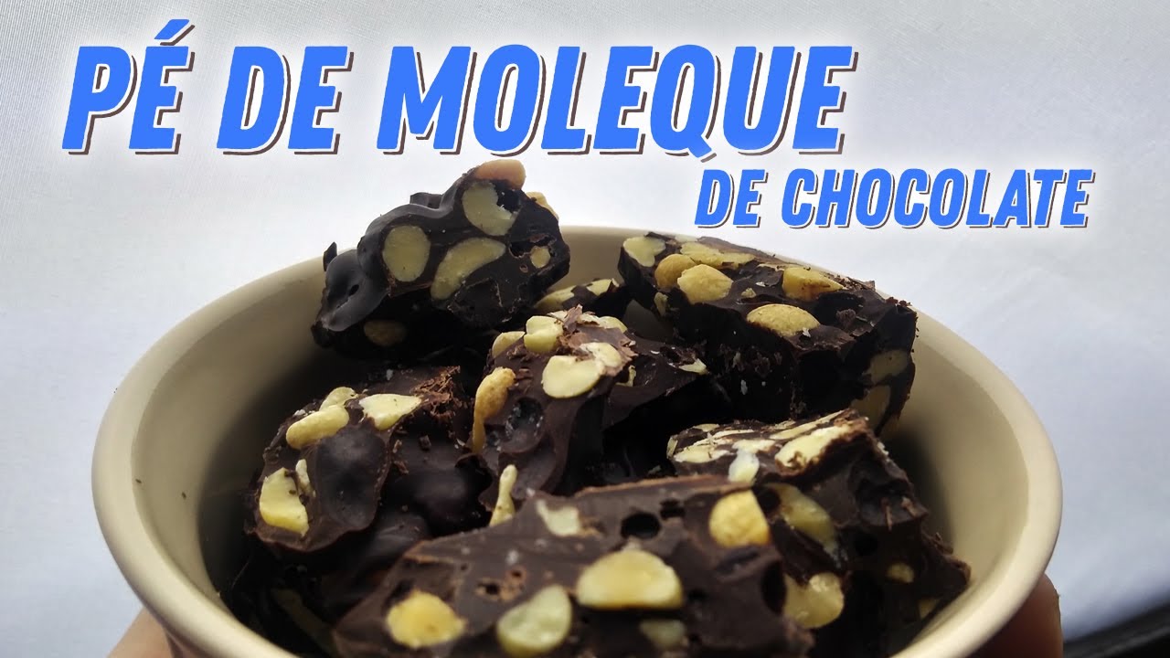 Pé De Moleque De Chocolate - Receita Low Carb Super Fácil