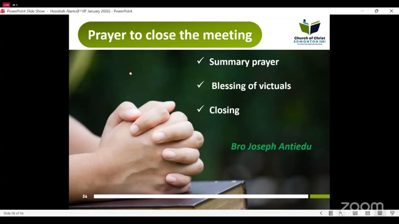 Wednesday Meeting