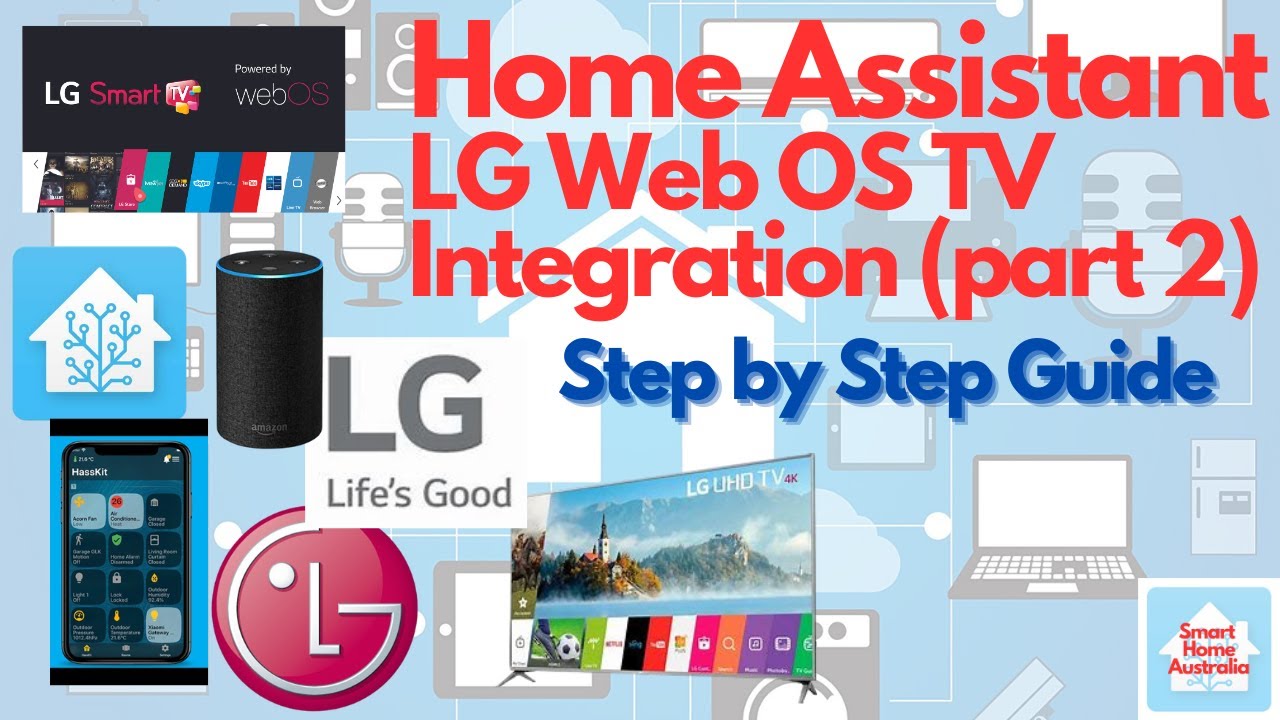 Home Assistant LG WebOS TV Integration - Buttons