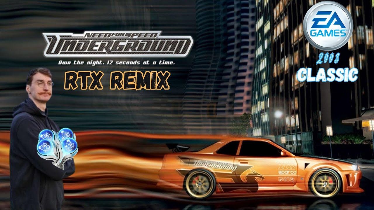 🚗🏁 kłopoty Najmana xD NFS UNDERGROUND RTX REMIX! 🫨