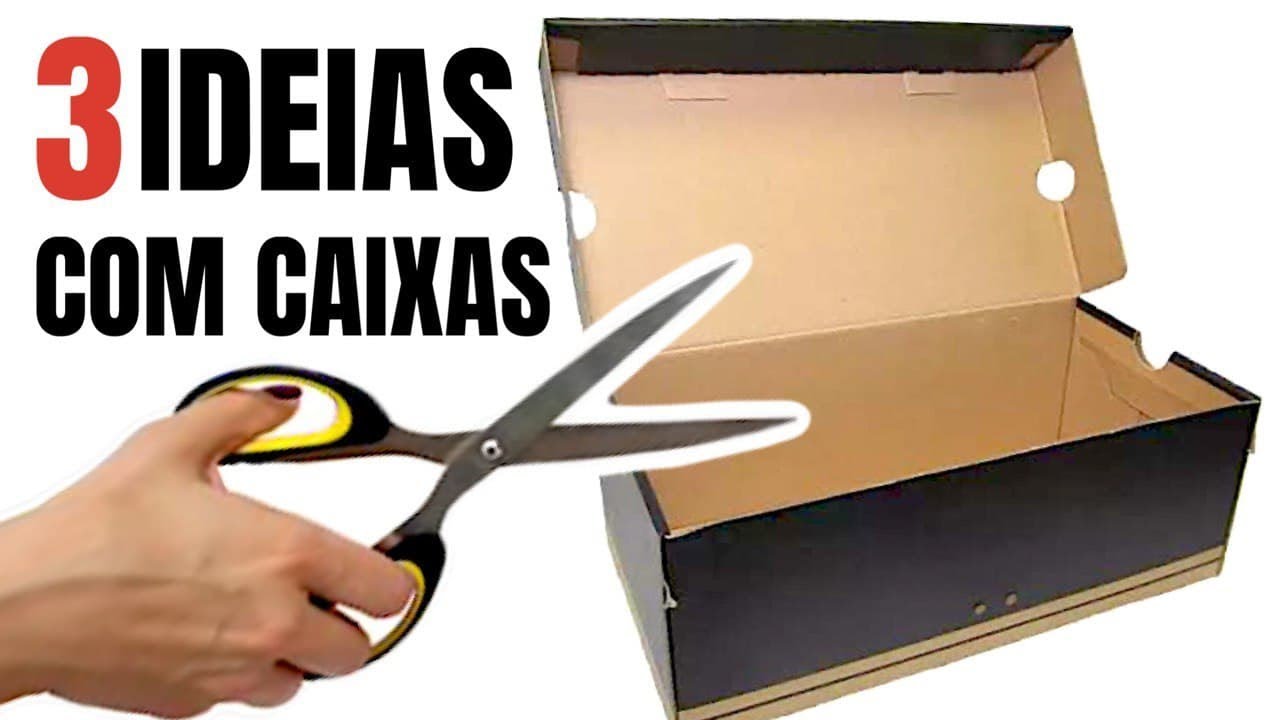 3 IDEIAS PARA DECORAR CAIXAS DE SAPATO