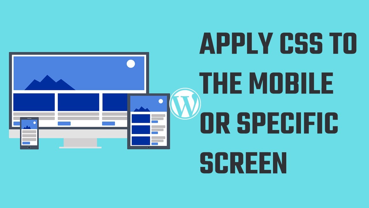 How can CSS styles be applied based on screen size | Responsive